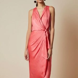 NWT - Ted Baker London Pohshan Pink Dress - Size 4 (US 10)